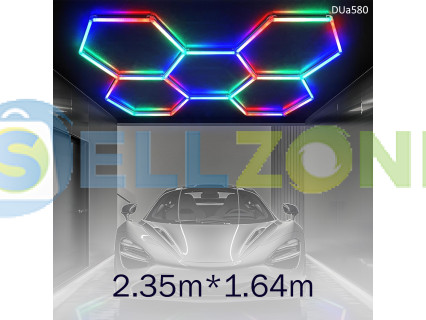 RGB LED φωτισμός Honeycomb για οροφή και γκαράζ - DUa580